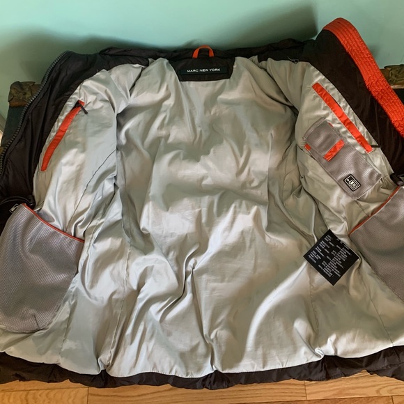 MARC JACOBS 3 PIECE WINTER COAT HOODED FAUX FUR BROWN WOMENS XS - Picture 10 of 16